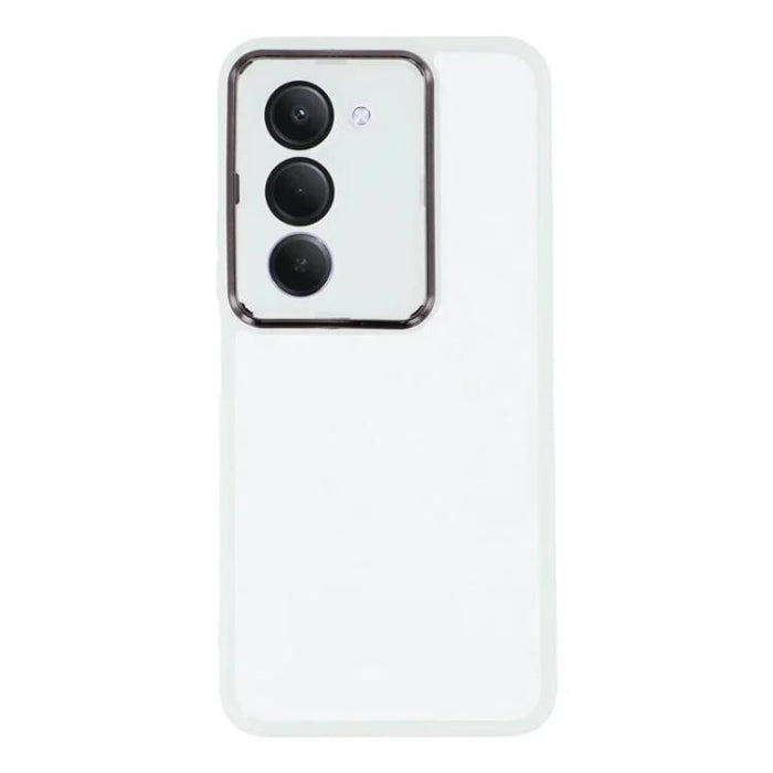 Funda para teléfono WANLONFENG con marco galvanizado y protector de pantalla de TPU translúcido., For Redmi 15 5G Global/15 4G SEA 169.5mm, For Redmi 15 5G / 4G EU 171mm, For Redmi 15C 4G / 15C 5G 171mm, For Redmi A5 4G 171.7mm