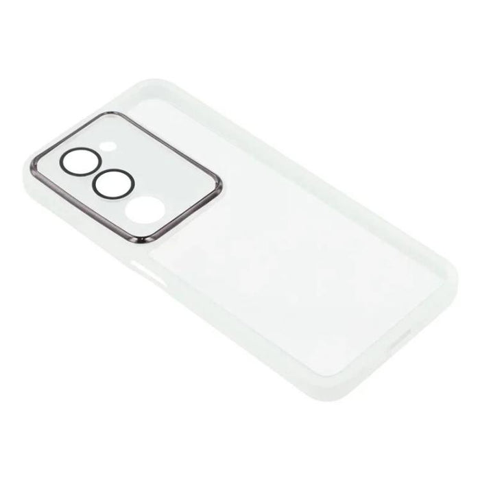 Funda para teléfono WANLONFENG con marco galvanizado y protector de pantalla de TPU translúcido., For Redmi 15 5G Global/15 4G SEA 169.5mm, For Redmi 15 5G / 4G EU 171mm, For Redmi 15C 4G / 15C 5G 171mm, For Redmi A5 4G 171.7mm