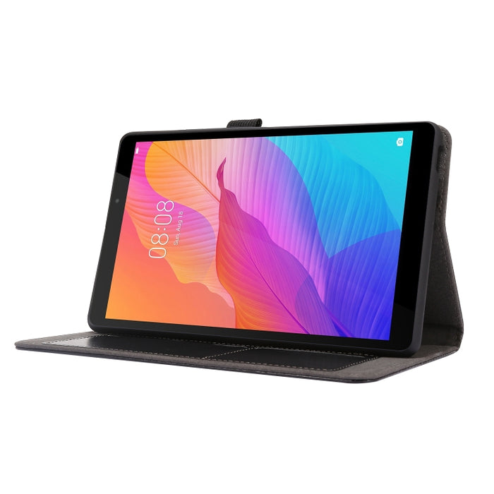 Crazy Horse Texture Horizontal Flip Funda de cuero con 2 soportes plegables y ranura para tarjeta