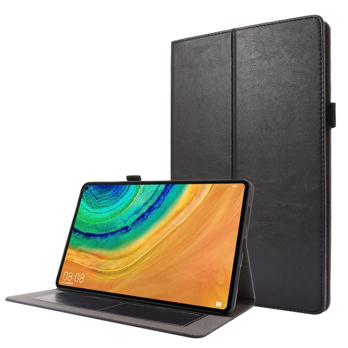 Crazy Horse Texture Horizontal Flip Funda de cuero con 2 soportes plegables y ranura para tarjeta