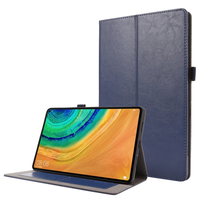 Crazy Horse Texture Horizontal Flip Funda de cuero con 2 soportes plegables y ranura para tarjeta