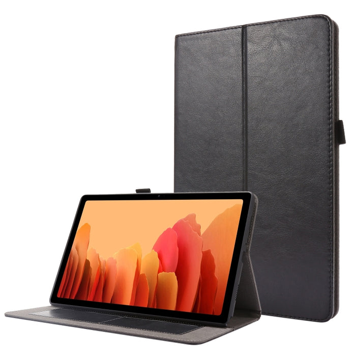 Crazy Horse Texture Horizontal Flip Funda de cuero con 2 soportes plegables y ranura para tarjeta