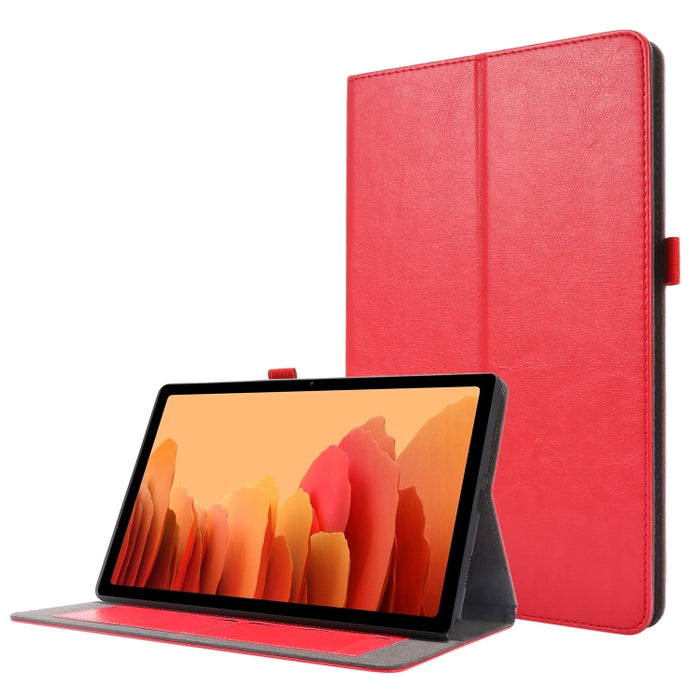 Crazy Horse Texture Horizontal Flip Funda de cuero con 2 soportes plegables y ranura para tarjeta