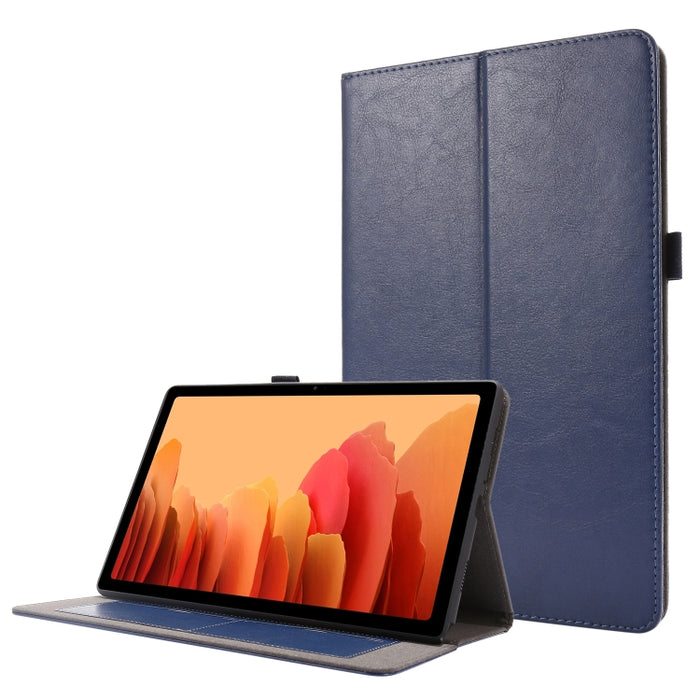 Crazy Horse Texture Horizontal Flip Funda de cuero con 2 soportes plegables y ranura para tarjeta
