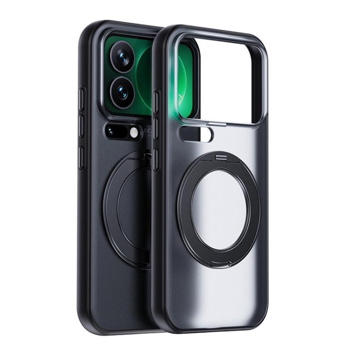 Funda magnética transparente Boundless de la serie Skin Feel con acabado mate y soporte giratorio., For Xiaomi 17 Pro Max, For Xiaomi 17 Pro, For Xiaomi 17