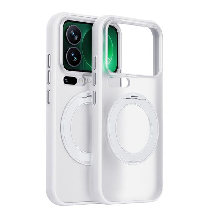 Funda magnética transparente Boundless de la serie Skin Feel con acabado mate y soporte giratorio., For Xiaomi 17 Pro Max, For Xiaomi 17 Pro, For Xiaomi 17