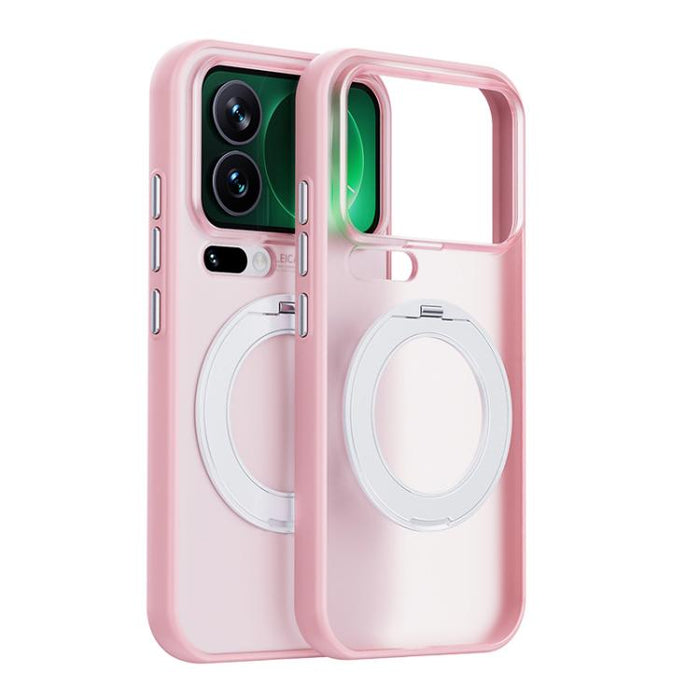 Funda magnética transparente Boundless de la serie Skin Feel con acabado mate y soporte giratorio., For Xiaomi 17 Pro Max, For Xiaomi 17 Pro, For Xiaomi 17