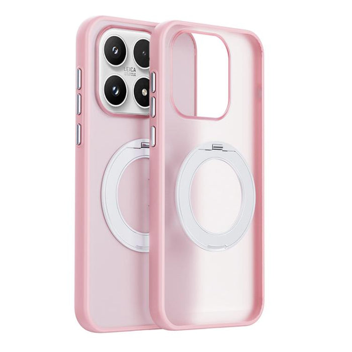 Funda magnética transparente Boundless de la serie Skin Feel con acabado mate y soporte giratorio., For Xiaomi 17 Pro Max, For Xiaomi 17 Pro, For Xiaomi 17