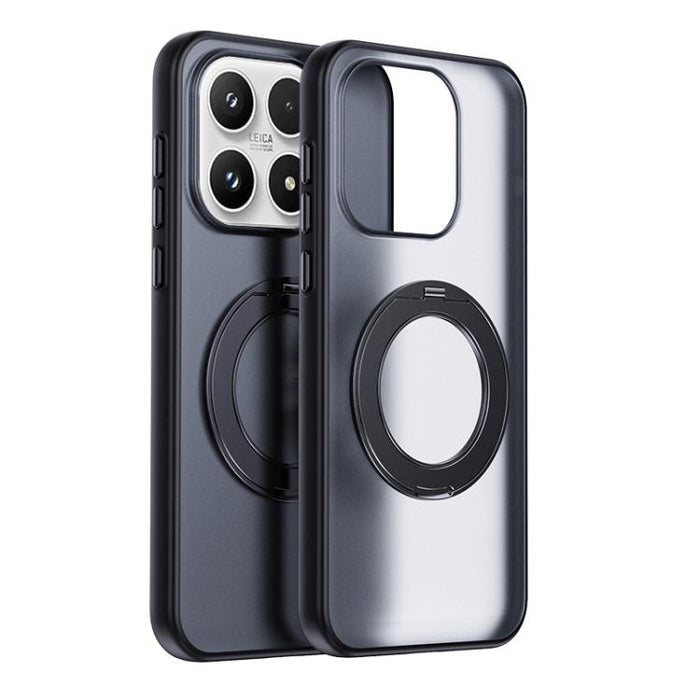 Funda magnética transparente Boundless de la serie Skin Feel con acabado mate y soporte giratorio., For Xiaomi 17 Pro Max, For Xiaomi 17 Pro, For Xiaomi 17