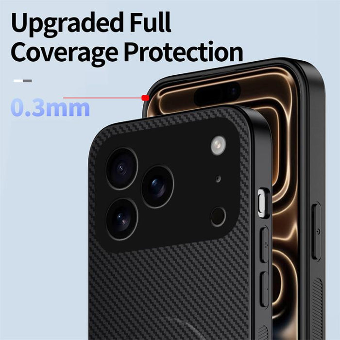 Funda magnética para teléfono WANLONFENG con soporte y textura de fibra de carbono, For iPhone 12, For iPhone 12 Pro Max, For iPhone 12 Pro, For iPhone 11 Pro Max, For iPhone 11, For iPhone 11 Pro