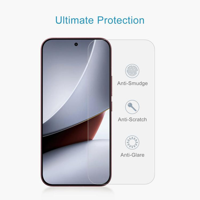 50 láminas de vidrio templado de aluminio de 0,18 mm de grosor, compatibles con desbloqueo por huella dactilar., For Redmi 17C 4G, For Redmi K90 Ultra 5G, For Redmi K100 Pro 5G, For Xiaomi 17 Max 5G, For Redmi K90 Max 5G, For Xiaomi 17T Pro 5G