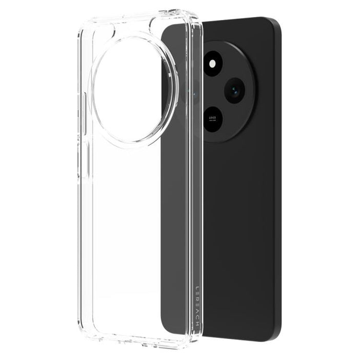 Funda para teléfono LeReach TOC Clear Series de doble material compuesto TPU + acrílico, resistente a los golpes., For Redmi Note 14 5G, For Redmi Note 14 Pro+ 5G, For Redmi 14C 4G