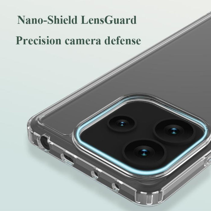 Funda para teléfono LeReach TOC Clear Series de doble material compuesto TPU + acrílico, resistente a los golpes., For Redmi Note 14 5G, For Redmi Note 14 Pro+ 5G, For Redmi 14C 4G