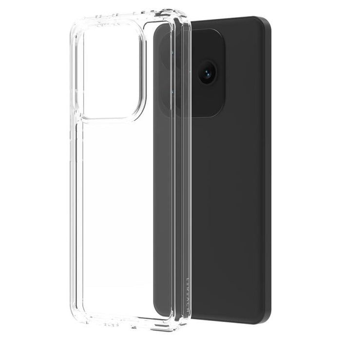 Funda para teléfono LeReach TOC Clear Series de doble material compuesto TPU + acrílico, resistente a los golpes., For Redmi Note 14 5G, For Redmi Note 14 Pro+ 5G, For Redmi 14C 4G