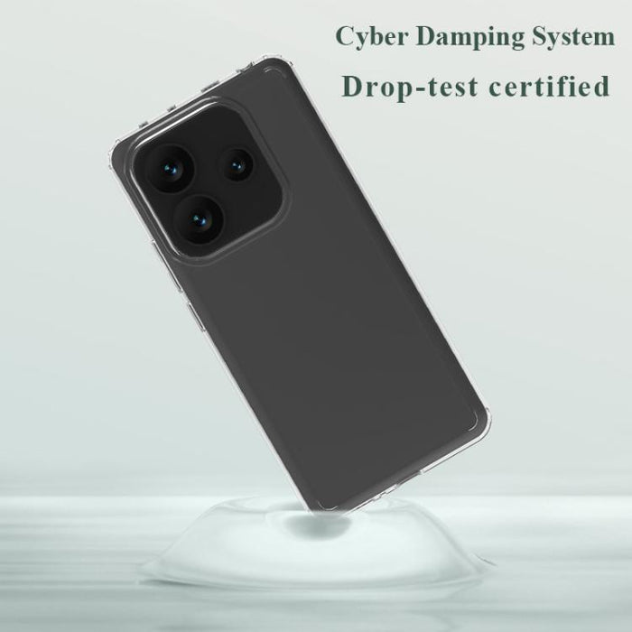 Funda para teléfono LeReach TOC Clear Series de doble material compuesto TPU + acrílico, resistente a los golpes., For Redmi Note 14 5G, For Redmi Note 14 Pro+ 5G, For Redmi 14C 4G