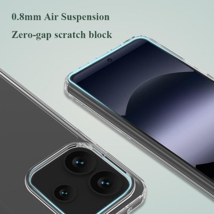 Funda para teléfono LeReach TOC Clear Series de doble material compuesto TPU + acrílico, resistente a los golpes., For Redmi Note 14 5G, For Redmi Note 14 Pro+ 5G, For Redmi 14C 4G