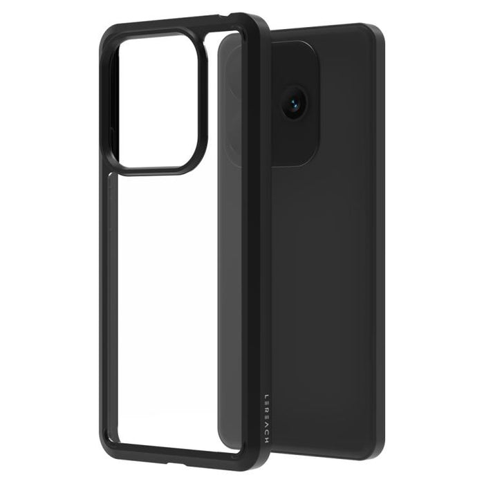 Funda para teléfono LeReach TOC Clear Series de doble material compuesto TPU + acrílico, resistente a los golpes., For Redmi Note 14 5G, For Redmi Note 14 Pro+ 5G, For Redmi 14C 4G