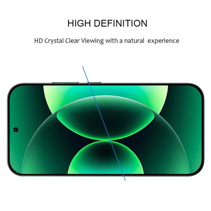 Protector de pantalla de vidrio templado con impresión serigráfica de pantalla completa de aluminio de alta calidad, compatible con desbloqueo por huella dactilar., For Xiaomi 17 Max 5G, For Redmi K90 Max 5G, For Xiaomi 17T Pro 5G