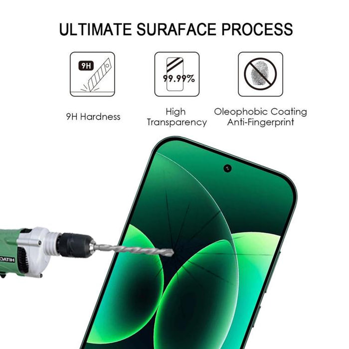 25 láminas de vidrio templado de aluminio de alta calidad con serigrafía a pantalla completa, compatibles con desbloqueo por huella dactilar., For Xiaomi 17 Max 5G, For Redmi K90 Max 5G, For Xiaomi 17T Pro 5G