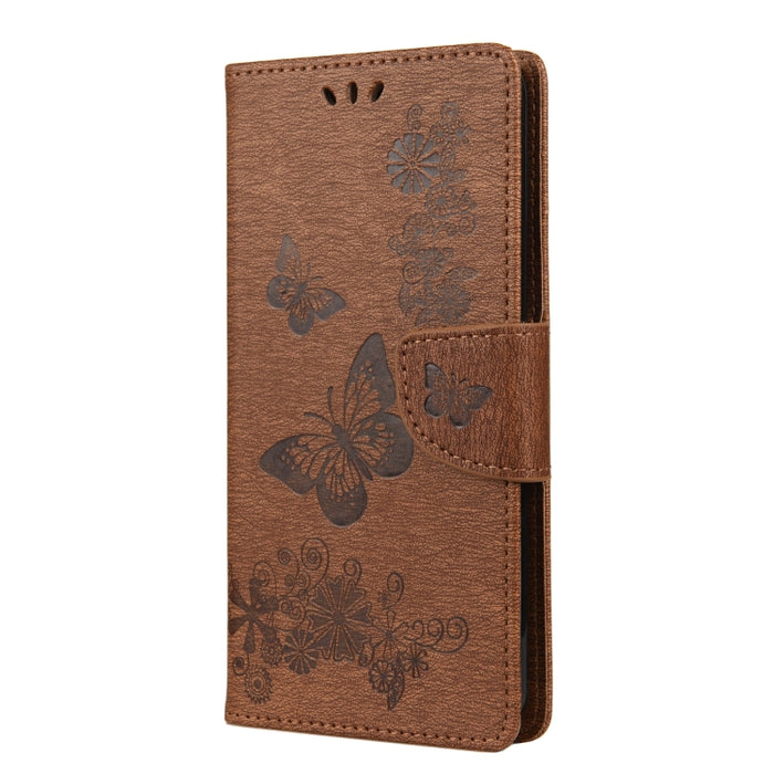 Estuche de cuero con tapa horizontal con estampado de mariposas con soporte, ranuras para tarjetas y billetera, For OPPO Realme 7 Pro 5G, For OPPO Reno4 Pro 5G, For Xiaomi Mi 10T Lite 5G, For Xiaomi Mi 10T Pro 5G, For Xiaomi Mi 10T 5G