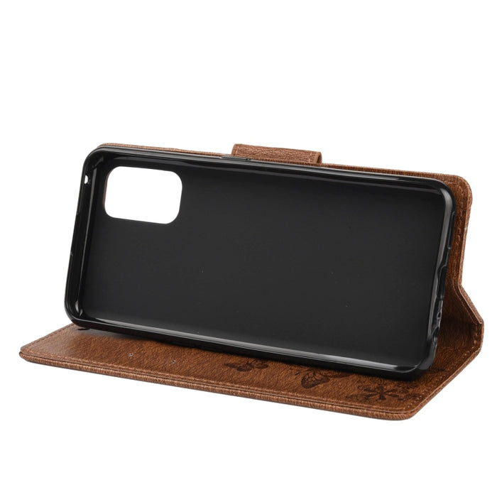 Estuche de cuero con tapa horizontal con estampado de mariposas con soporte, ranuras para tarjetas y billetera, For OPPO Realme 7 Pro 5G, For OPPO Reno4 Pro 5G, For Xiaomi Mi 10T Lite 5G, For Xiaomi Mi 10T Pro 5G, For Xiaomi Mi 10T 5G