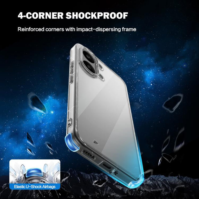 Funda para teléfono LeReach TOC Clear Series de doble material compuesto TPU + acrílico, resistente a los golpes., For Redmi Turbo 5 Max 5G, For Redmi Turbo 5 5G, For Redmi Note 15 Pro+ 5G Global, For Redmi Note 15 5G Global, For Redmi K90 Pro Max     ...