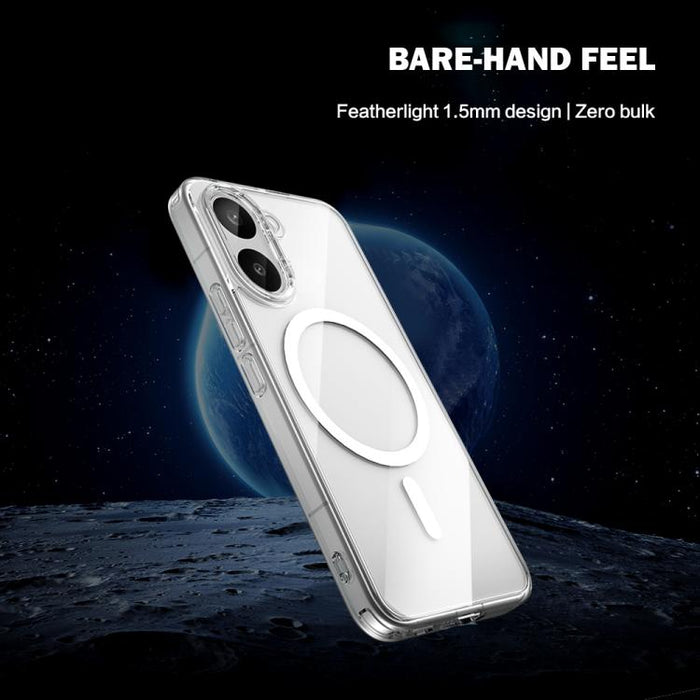 Funda magnética antigolpes LeReach TOC Clear Series de doble compuesto, TPU + acrílico., For Redmi Turbo 5 5G/Poco X8 Pro 5G, For Redmi Turbo 5 Max