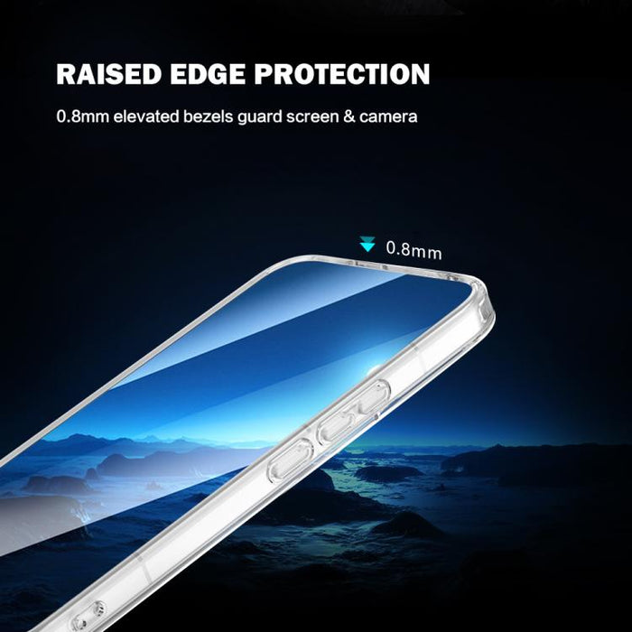 Funda magnética antigolpes LeReach TOC Clear Series de doble compuesto, TPU + acrílico., For Redmi Turbo 5 5G/Poco X8 Pro 5G, For Redmi Turbo 5 Max