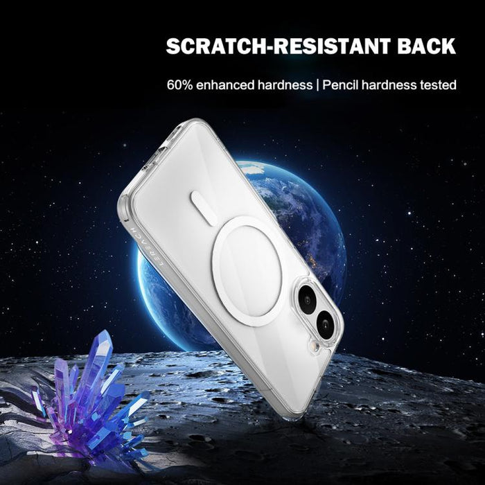 Funda magnética antigolpes LeReach TOC Clear Series de doble compuesto, TPU + acrílico., For Redmi Turbo 5 5G/Poco X8 Pro 5G, For Redmi Turbo 5 Max