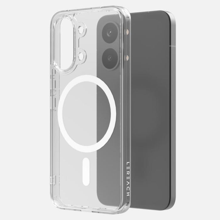 Funda magnética antigolpes LeReach TOC Clear Series de doble compuesto, TPU + acrílico., For Redmi Turbo 5 5G/Poco X8 Pro 5G, For Redmi Turbo 5 Max