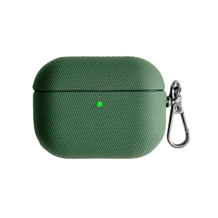 Estuche para auriculares híbrido de policarbonato y cuero sintético a prueba de golpes con mosquetón., For AirPods Pro 3, For AirPods Pro 2, For AirPods Pro