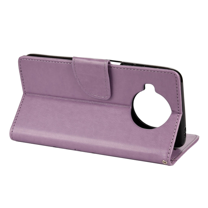 Estuche de cuero con tapa horizontal con estampado de flores y mariposas con soporte, ranuras para tarjetas y billetera, For Xiaomi Mi 10T Lite 5G, For Xiaomi Mi 10T Pro 5G, For Xiaomi Mi 10T 5G