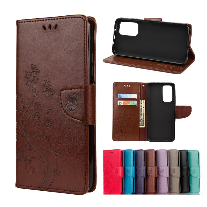 Estuche de cuero con tapa horizontal con estampado de flores y mariposas con soporte, ranuras para tarjetas y billetera, For Xiaomi Mi 10T Lite 5G, For Xiaomi Mi 10T Pro 5G, For Xiaomi Mi 10T 5G