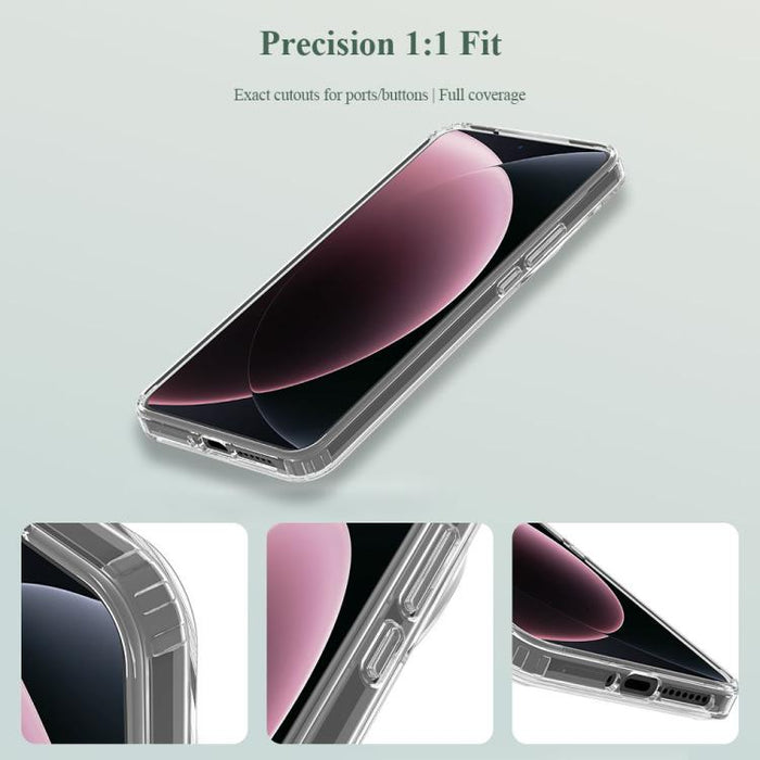 Funda para teléfono LeReach TOC Clear Series de doble material compuesto TPU + acrílico, resistente a los golpes., For Xiaomi 15 Ultra, For Xiaomi 15, For Xiaomi 14T Pro, For Xiaomi 14T