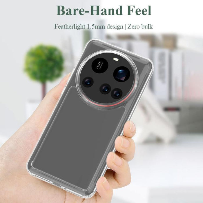 Funda para teléfono LeReach TOC Clear Series de doble material compuesto TPU + acrílico, resistente a los golpes., For Xiaomi 15 Ultra, For Xiaomi 15, For Xiaomi 14T Pro, For Xiaomi 14T
