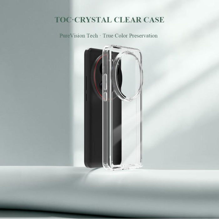 Funda para teléfono LeReach TOC Clear Series de doble material compuesto TPU + acrílico, resistente a los golpes., For Xiaomi 15 Ultra, For Xiaomi 15, For Xiaomi 14T Pro, For Xiaomi 14T
