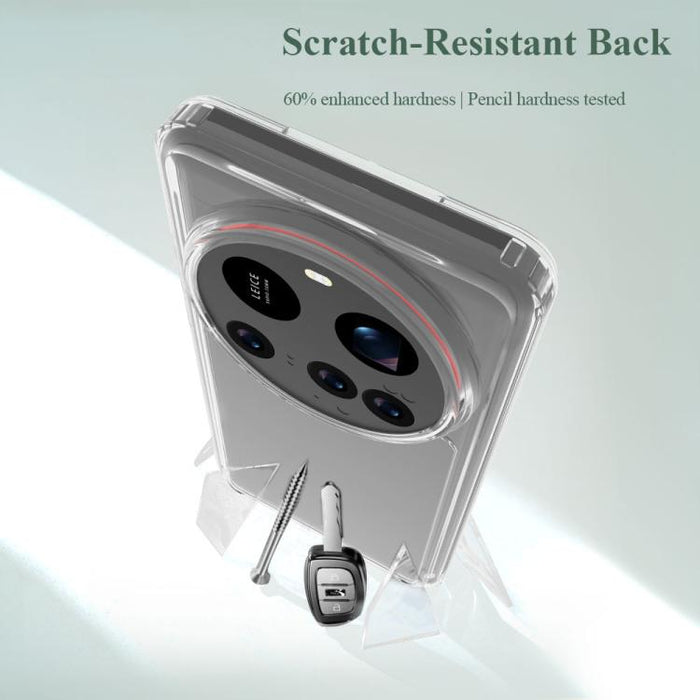 Funda para teléfono LeReach TOC Clear Series de doble material compuesto TPU + acrílico, resistente a los golpes., For Xiaomi 15 Ultra, For Xiaomi 15, For Xiaomi 14T Pro, For Xiaomi 14T