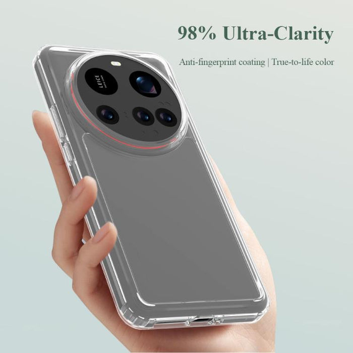 Funda para teléfono LeReach TOC Clear Series de doble material compuesto TPU + acrílico, resistente a los golpes., For Xiaomi 15 Ultra, For Xiaomi 15, For Xiaomi 14T Pro, For Xiaomi 14T