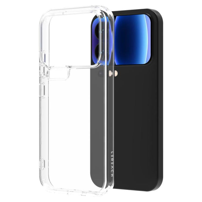 Funda para teléfono LeReach TOC Clear Series de doble material compuesto TPU + acrílico, resistente a los golpes., For Xiaomi Poco X8 Pro Max 5G, For Xiaomi Poco X8 Pro 5G, For Xiaomi 17 Ultra, For Xiaomi Poco F8 Ultra 5G, For Xiaomi Poco F8 Pro       ...