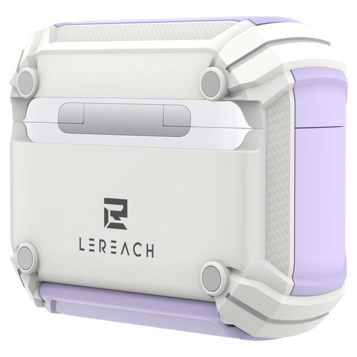 Estuche para auriculares inalámbricos LeReach Mega Series Dawn Armor Edition con soporte, For AirPods Pro 3