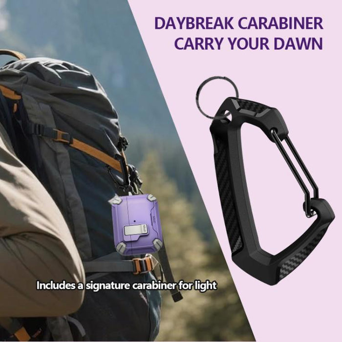 Estuche para auriculares inalámbricos LeReach Mega Series Dawn Armor Edition con soporte, For AirPods Pro 3