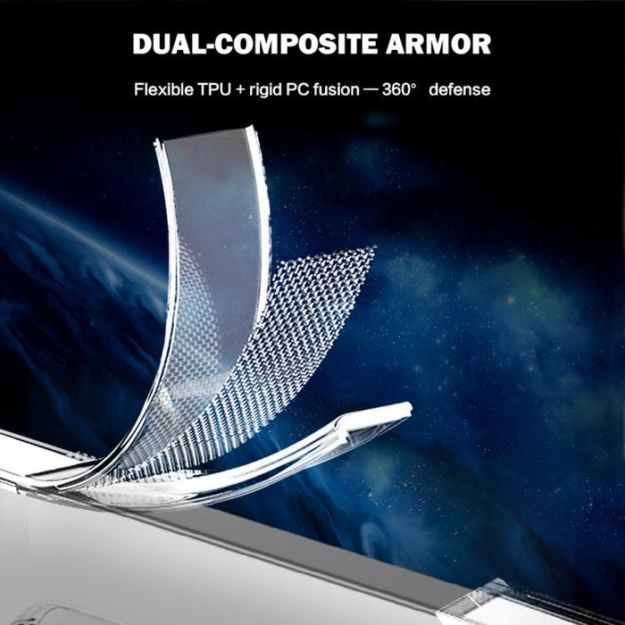 Funda magnética antigolpes LeReach TOC Clear Series de doble compuesto, TPU + acrílico., For Xiaomi Poco X8 Pro Max 5G, For Xiaomi Poco X8 Pro 5G, For Xiaomi 15T Pro 5G, For Xiaomi 15T 5G