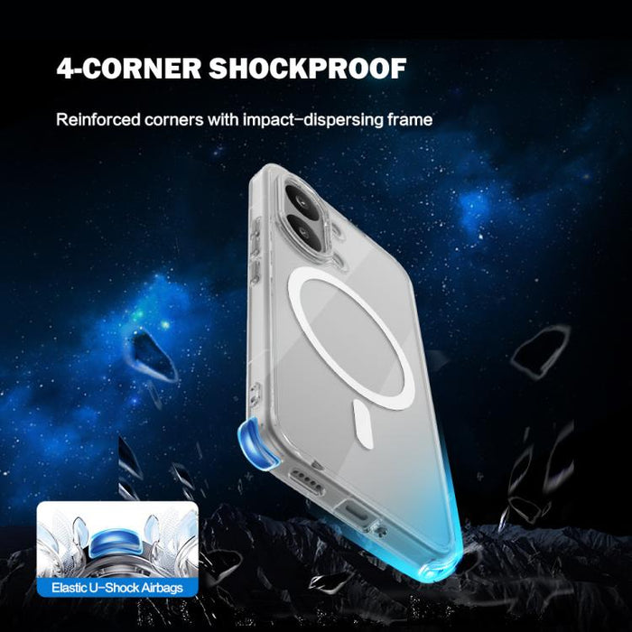 Funda magnética antigolpes LeReach TOC Clear Series de doble compuesto, TPU + acrílico., For Xiaomi Poco X8 Pro Max 5G, For Xiaomi Poco X8 Pro 5G, For Xiaomi 15T Pro 5G, For Xiaomi 15T 5G