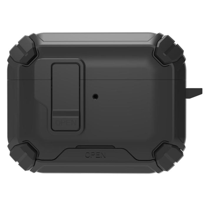 Estuche para auriculares inalámbricos LeReach Mega Series Armor Edition con soporte, For AirPods Pro 3