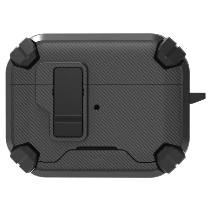 Estuche para auriculares inalámbricos LeReach Mega Series Fiber Armor Edition con soporte, For AirPods Pro 3