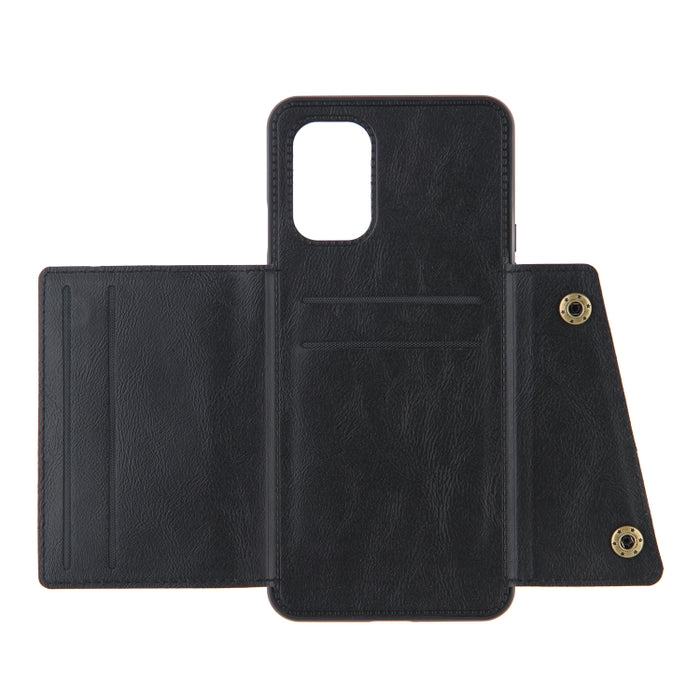 Estuche protector magnético a prueba de golpes con doble hebilla PU + TPU con ranuras para tarjetas y soporte, For OnePlus 8T, For OPPO F17 Pro, For OPPO Realme 7 5G, For OPPO Realme 7i, For OPPO Realme 7 Pro, For Xiaomi Poco X3