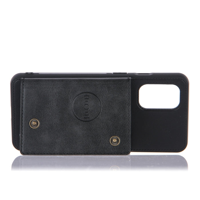 Estuche protector magnético a prueba de golpes con doble hebilla PU + TPU con ranuras para tarjetas y soporte, For OnePlus 8T, For OPPO F17 Pro, For OPPO Realme 7 5G, For OPPO Realme 7i, For OPPO Realme 7 Pro, For Xiaomi Poco X3