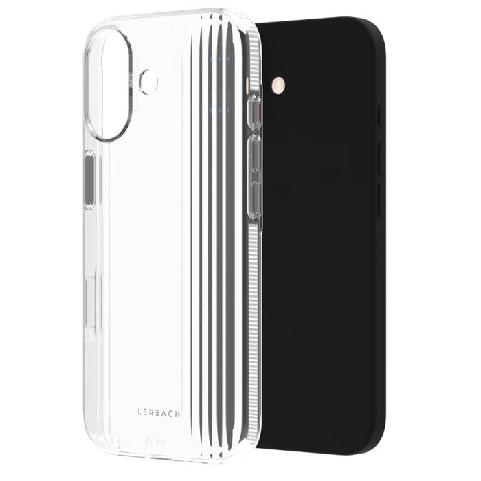 Funda antideslizante de doble cara para teléfono LeReach TOC Icicle Series Ice Mist, For iPhone 17 Pro Max, For iPhone 17 Pro, For iPhone 17, For iPhone Air