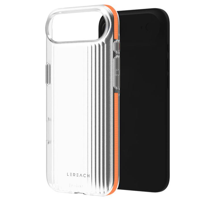 Funda antideslizante de doble cara para teléfono LeReach TOC Icicle Series Ice Mist, For iPhone 17 Pro Max, For iPhone 17 Pro, For iPhone 17, For iPhone Air