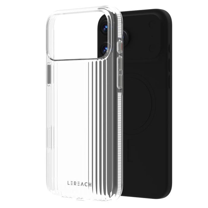 Funda antideslizante de doble cara para teléfono LeReach TOC Icicle Series Ice Mist, For iPhone 17 Pro Max, For iPhone 17 Pro, For iPhone 17, For iPhone Air